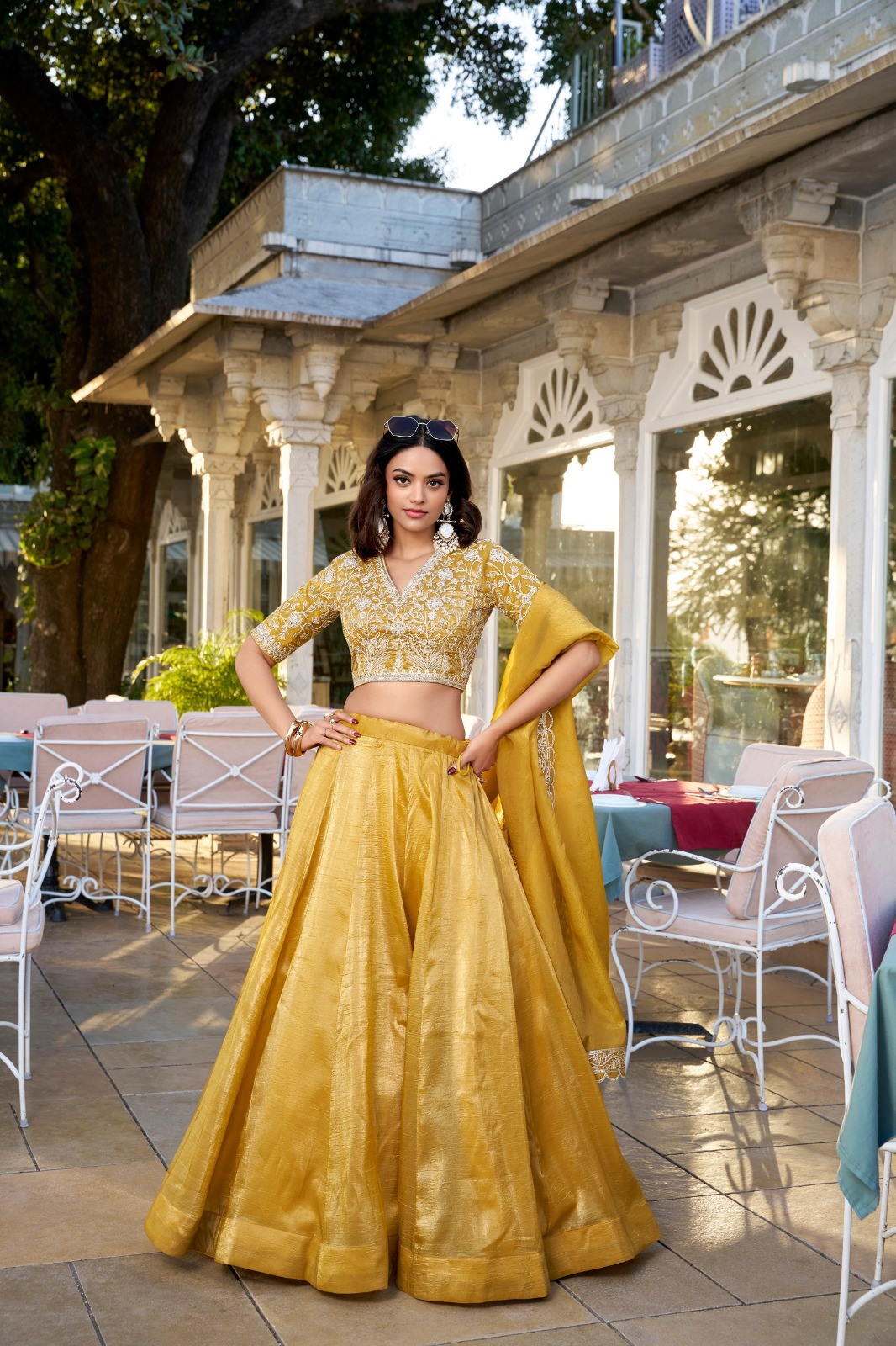 Mustard Color Goldie Silk Lehenga Choli