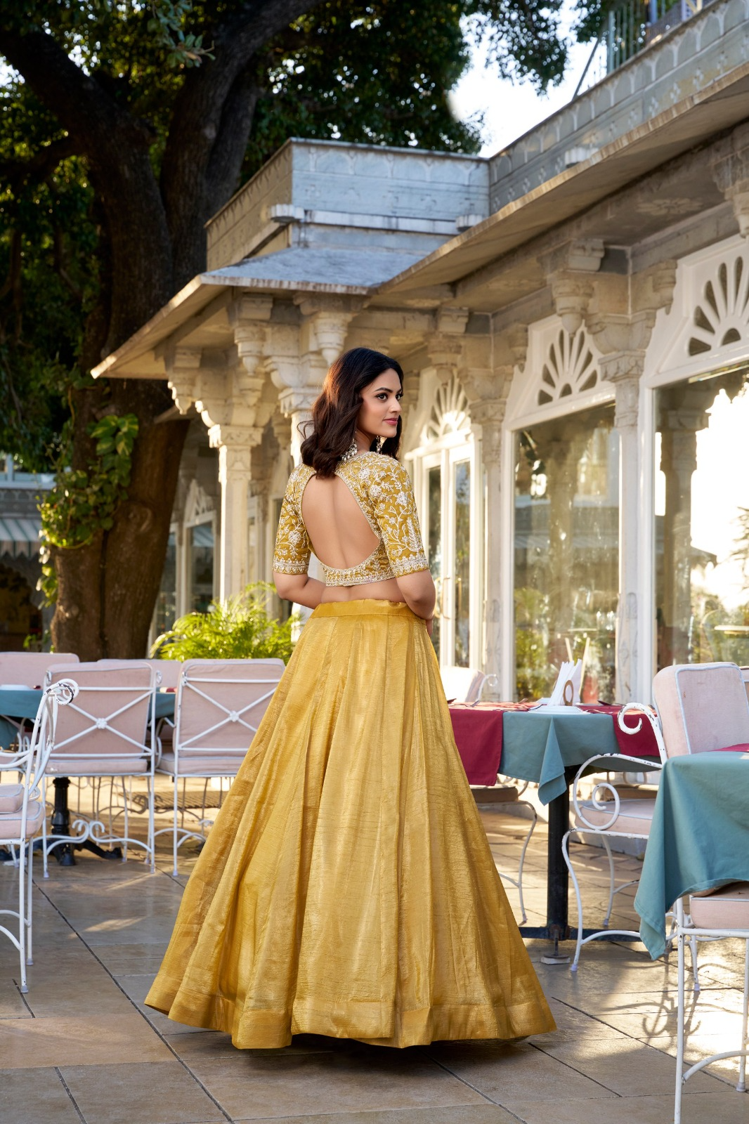 Mustard Color Goldie Silk Lehenga Choli