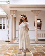 South Cotton Embroidered Kurta Pant Set