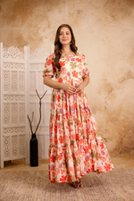 Floral Georgette Printed Maxi Dress