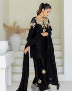Crepe Silk Sequence Embroidery Festive Suit Set