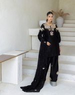 Crepe Silk Sequence Embroidery Festive Suit Set