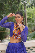 Geoegette Bandhej Lehenga Choli  (4 Colors)