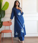 Blue Berry Kurta Pant Set