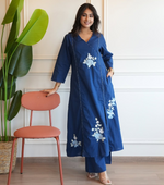 Blue Berry Kurta Pant Set