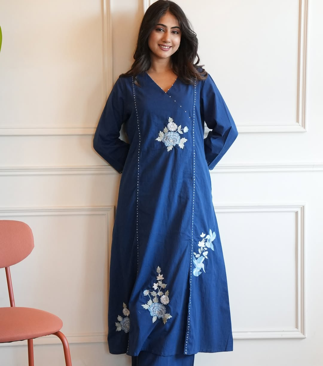 Blue Berry Kurta Pant Set