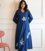 Blue Berry Kurta Pant Set