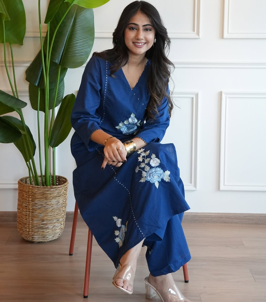 Blue Berry Kurta Pant Set