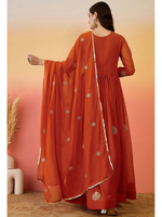 Georgette Embroidered  Festive Anarkali Suit
