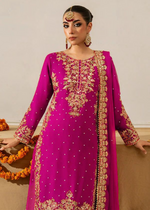 Pink Georgette Festive Sharara Suit Set