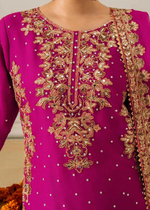 Pink Georgette Festive Sharara Suit Set