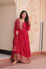 Rani Embroidered Georgette Gown