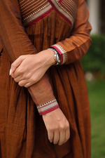 Copper Handloom Kurti Set