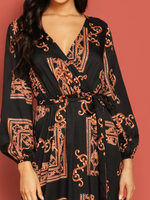 Linen Abstract Printed Maxi Dress (2 Shades)