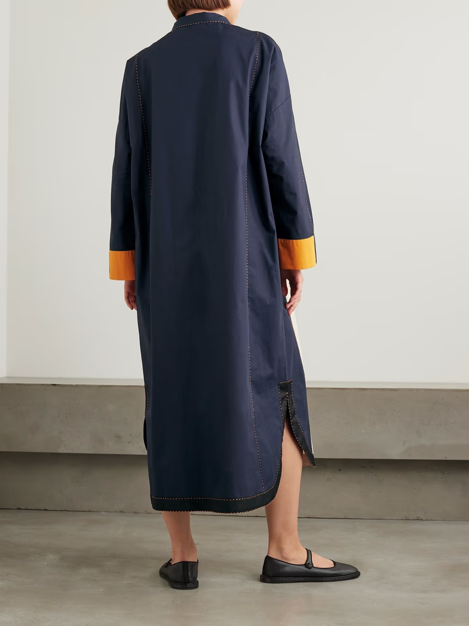 Printed Long Shirt Dress