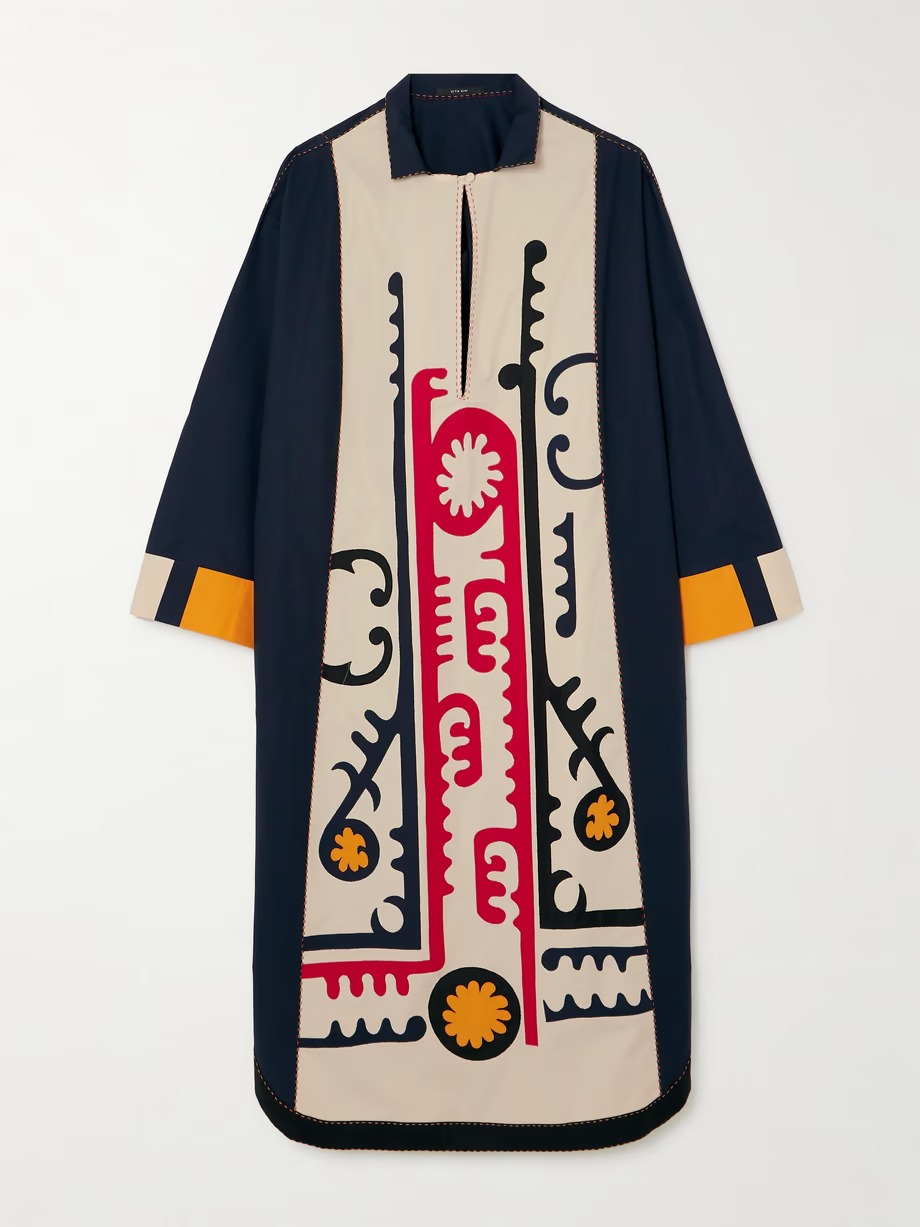 Printed Long Shirt Dress