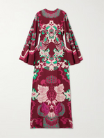Multicoloured Printed Maxi Dress