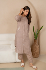 Lightweight & Breathable Cotton Slub Co-Ord Set (2 Colors)