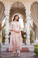 Floral Grace Cotton Suit Set