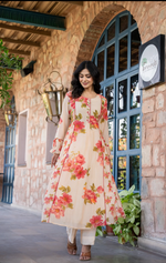 Floral Printed Mul Cotton Suit Set- Summer Special