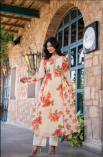 Floral Printed Mul Cotton Suit Set- Summer Special