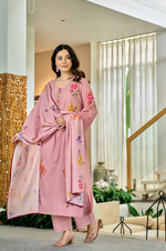 Cotton Dusty Floral Suit Set