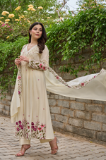 Pearl Blossom Mul Cotton Kurta Suit