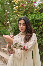 Pearl Blossom Mul Cotton Kurta Suit