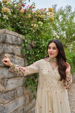 Pearl Blossom Mul Cotton Kurta Suit