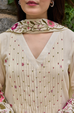 Pearl Blossom Mul Cotton Kurta Suit