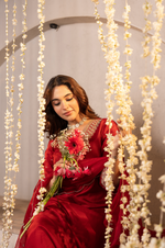 Rose Russian Silk Suit Set