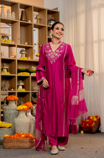 Rani Embellished Crepe Suit Set