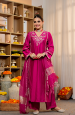 Rani Embellished Crepe Suit Set