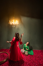 Emerald Green Satoori Silk Kurta Suit Set