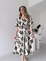 Cotton Printed Casual Maxi Dress (2 Colors)