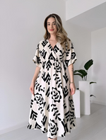 Cotton Printed Casual Maxi Dress (2 Colors)