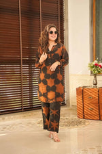 Printed Georgette Kurta with Pant