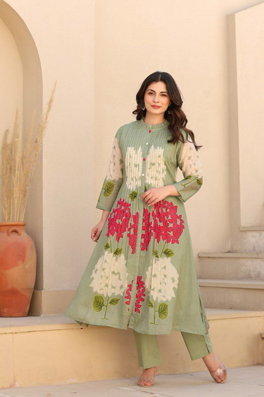 Floral Cotton Printed Pinex Co-Ord Set