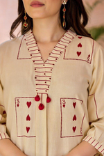 Khadi Cotton Pocket Design Kurta Pant