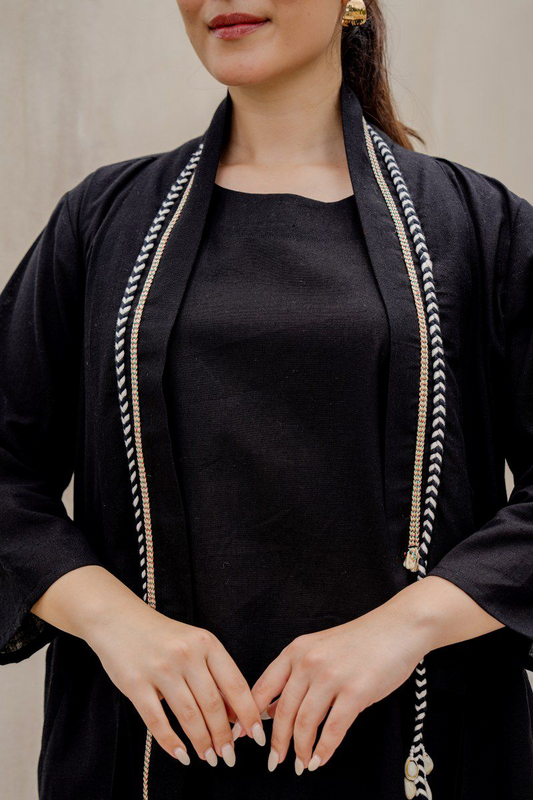 All Black Classic Cotton Co-Ord Set