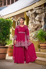 Gulabo Georgette Embroidered Sharara