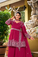 Gulabo Georgette Embroidered Sharara