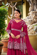 Gulabo Georgette Embroidered Sharara