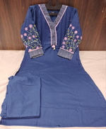 Beautiful Cotton Embroidered Co-ord Set (2 colors)