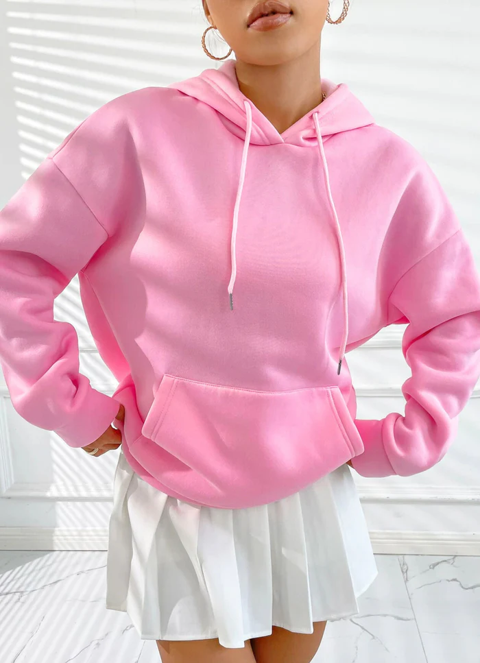 Love Yourself Light Pink Hoodie