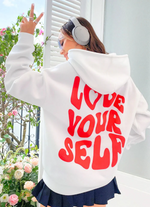 Love Yourself White Hoodie