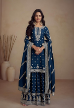 Chinon Embroidered Sharara Suit