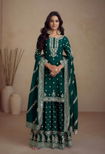 Chinon Embroidered Sharara Suit