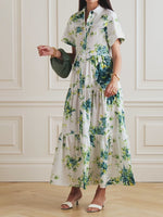 Floral Printed Flared Dress