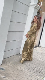 Floral Printed Maxi Dress
